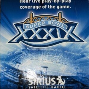 NFL Sirius Satellite Digital AM/FM Radio Super Bowl 39 XXXIX ESPN 2004 RARE VTG